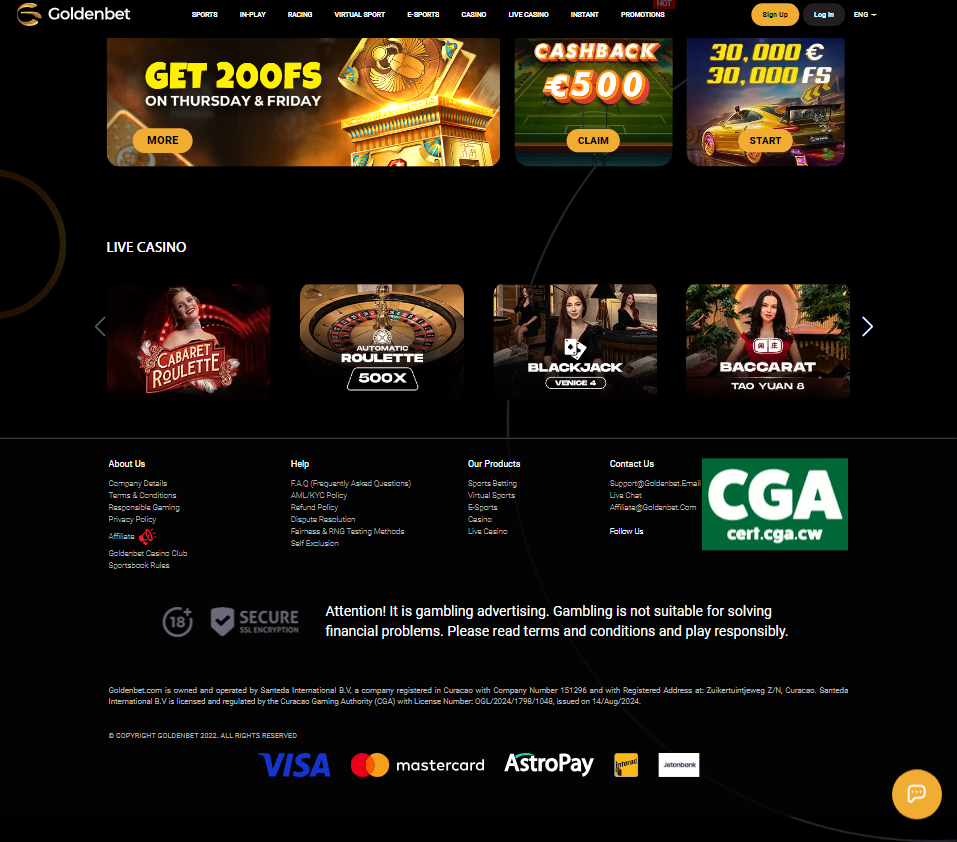 Goldenbet slide2